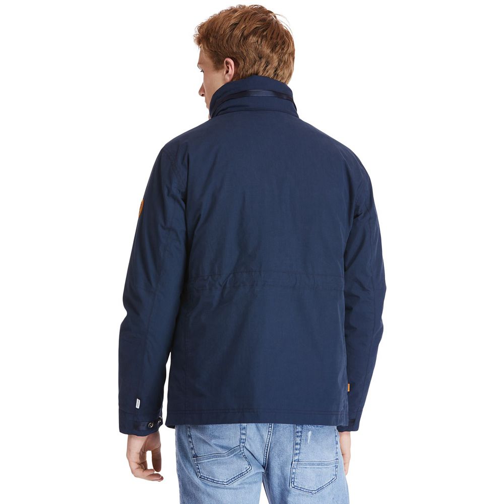 Chaquetas Timberland Argentina Hombre - Snowdon Peak 3-In-1 M65 Waterproof - Azul Marino - KOCSXQ-46